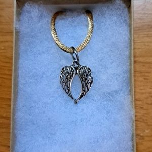 Silver Angel Wings Necklace